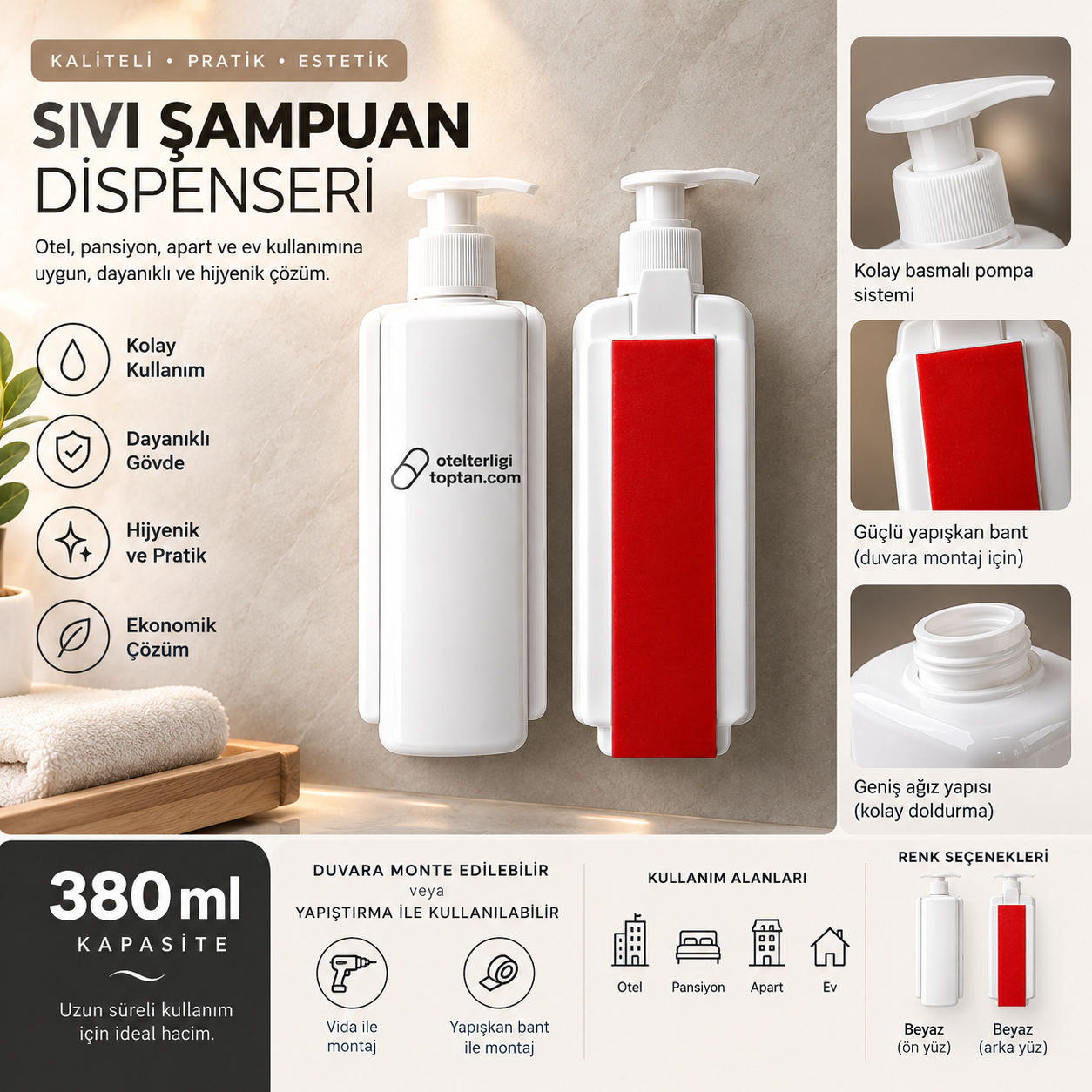 Sıvı Şampuan Dispenseri